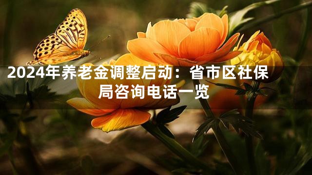 2024年养老金调整启动：省市区社保局咨询电话一览