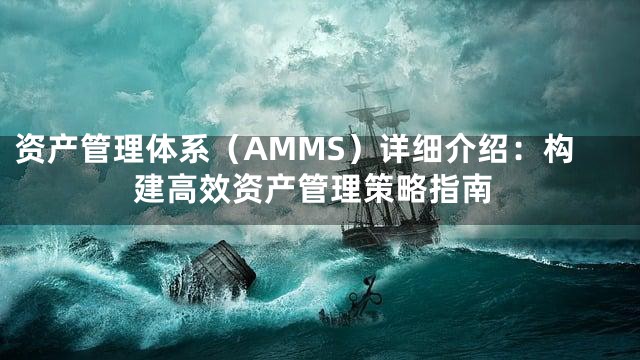 资产管理体系（AMMS）详细介绍：构建高效资产管理策略指南