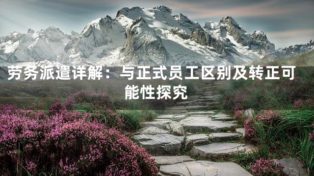 劳务派遣详解：与正式员工区别及转正可能性探究