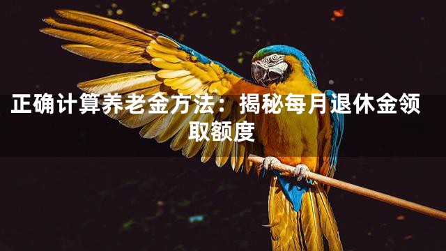 正确计算养老金方法：揭秘每月退休金领取额度