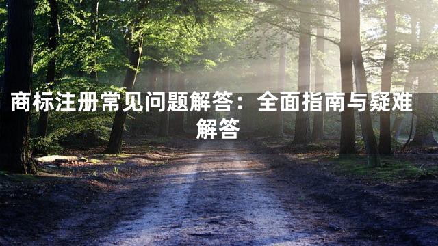 商标注册常见问题解答：全面指南与疑难解答