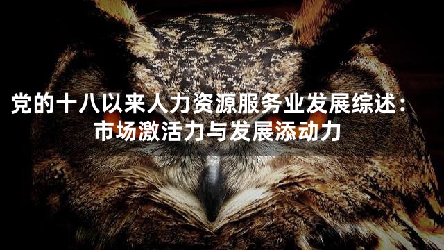 党的十八以来人力资源服务业发展综述：市场激活力与发展添动力