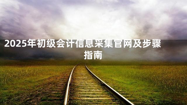 2025年初级会计信息采集官网及步骤指南