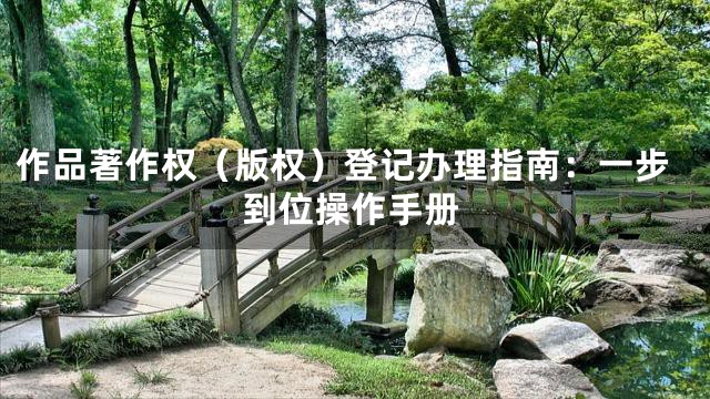 作品著作权（版权）登记办理指南：一步到位操作手册