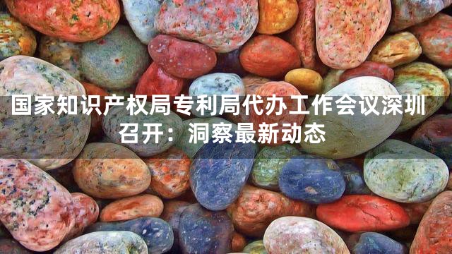 国家知识产权局专利局代办工作会议深圳召开：洞察最新动态