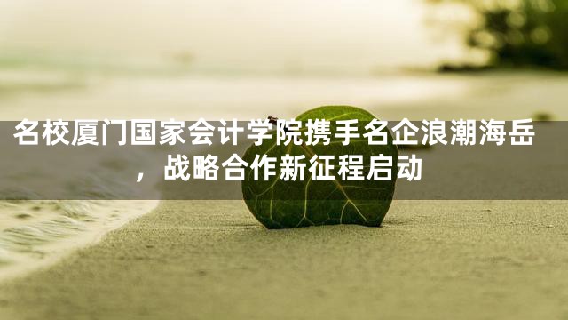 名校厦门国家会计学院携手名企浪潮海岳，战略合作新征程启动