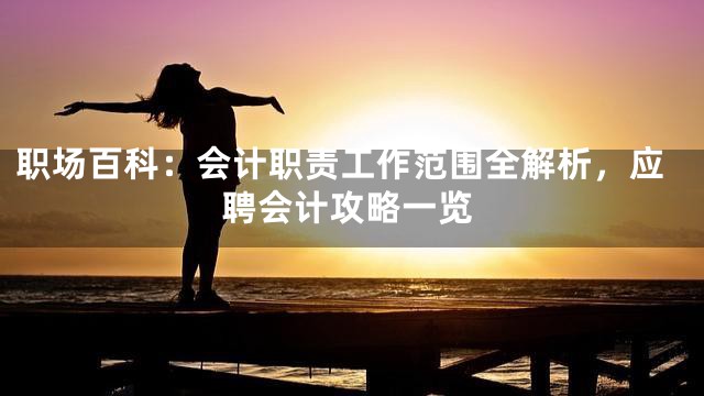 职场百科：会计职责工作范围全解析，应聘会计攻略一览