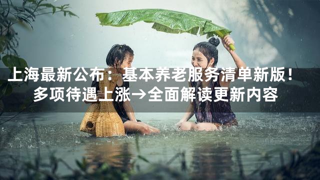 上海最新公布：基本养老服务清单新版！多项待遇上涨→全面解读更新内容