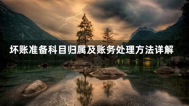 坏账准备科目归属及账务处理方法详解
