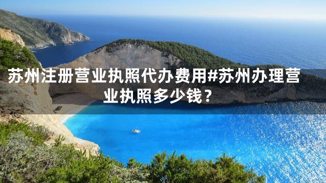 苏州注册营业执照代办费用#苏州办理营业执照多少钱？