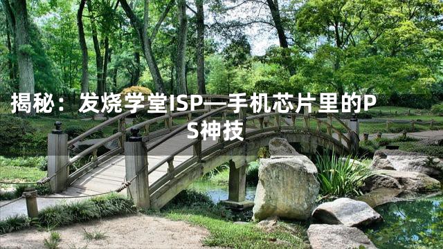 揭秘：发烧学堂ISP—手机芯片里的PS神技