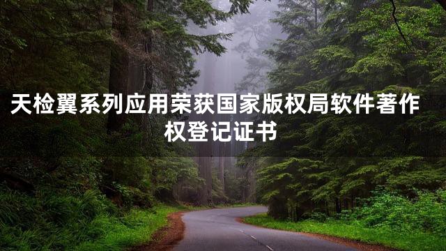天检翼系列应用荣获国家版权局软件著作权登记证书