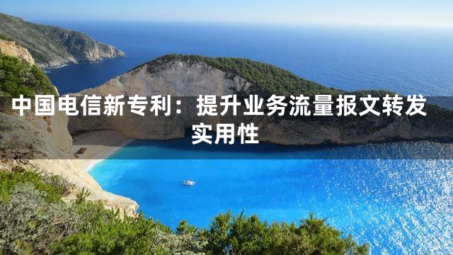 中国电信新专利：提升业务流量报文转发实用性