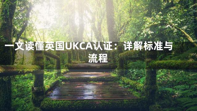 一文读懂英国UKCA认证：详解标准与流程