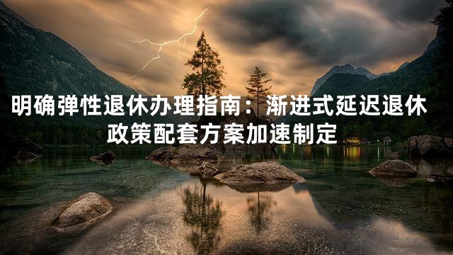 明确弹性退休办理指南：渐进式延迟退休政策配套方案加速制定