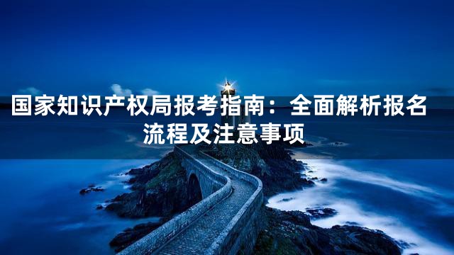 国家知识产权局报考指南：全面解析报名流程及注意事项