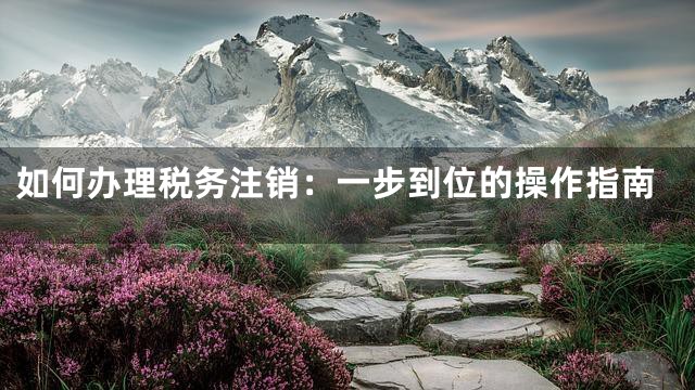 如何办理税务注销：一步到位的操作指南