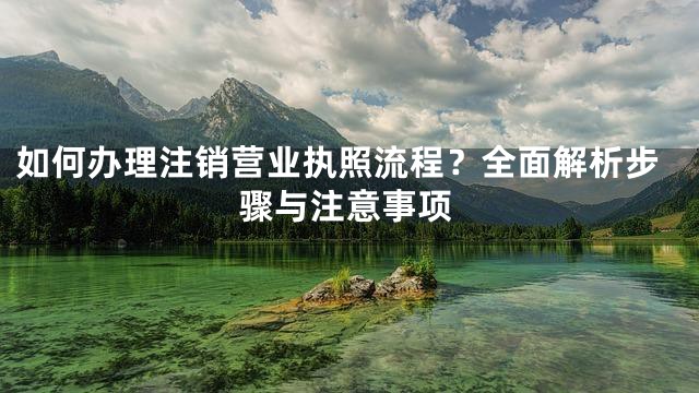 如何办理注销营业执照流程？全面解析步骤与注意事项