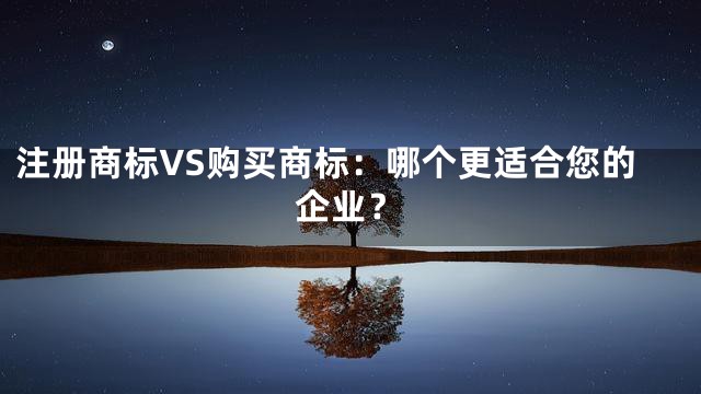 注册商标VS购买商标：哪个更适合您的企业？