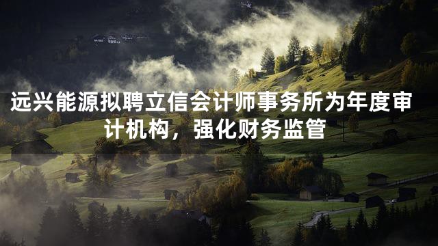 远兴能源拟聘立信会计师事务所为年度审计机构，强化财务监管