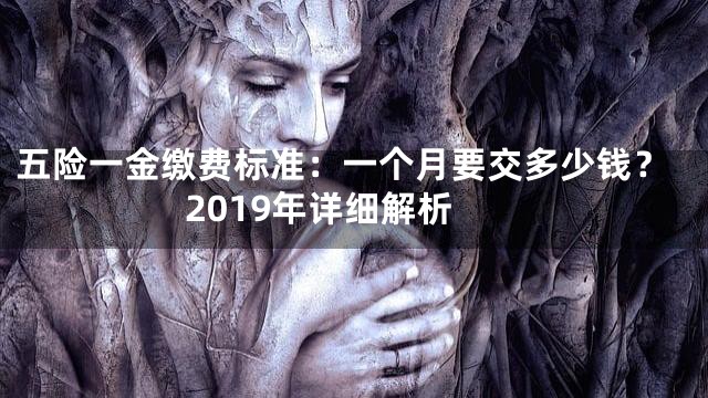 五险一金缴费标准：一个月要交多少钱？2019年详细解析