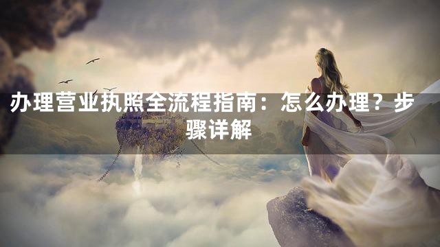 办理营业执照全流程指南：怎么办理？步骤详解