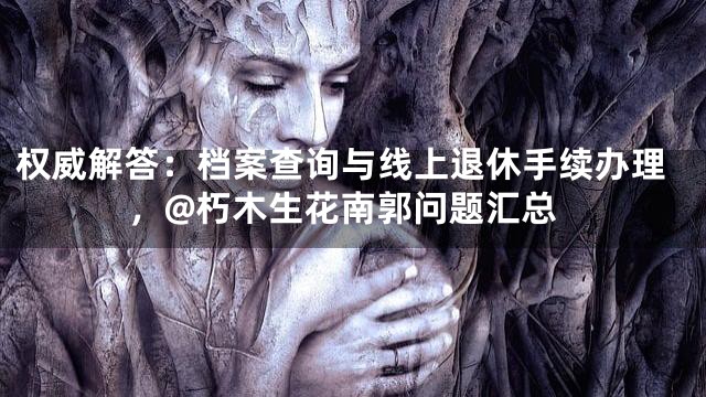 权威解答：档案查询与线上退休手续办理，@朽木生花南郭问题汇总
