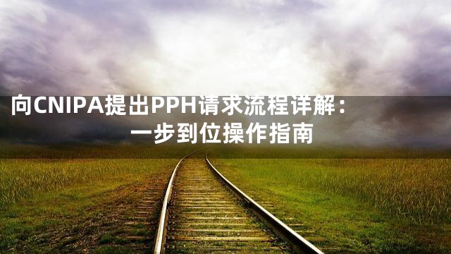 向CNIPA提出PPH请求流程详解：一步到位操作指南