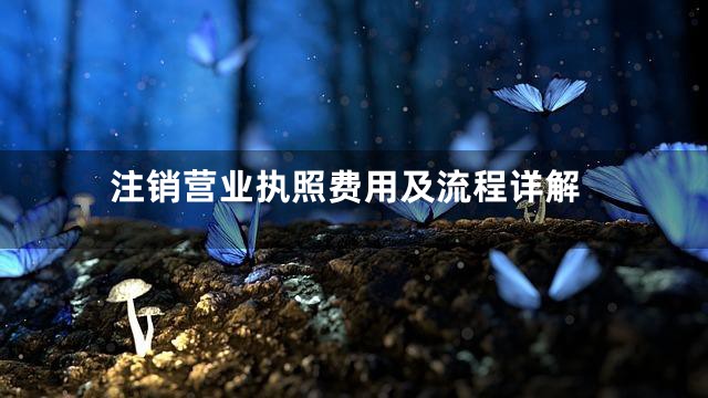 注销营业执照费用及流程详解