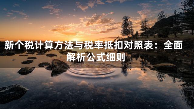 新个税计算方法与税率抵扣对照表：全面解析公式细则