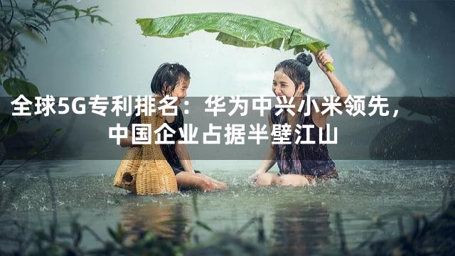 全球5G专利排名：华为中兴小米领先，中国企业占据半壁江山