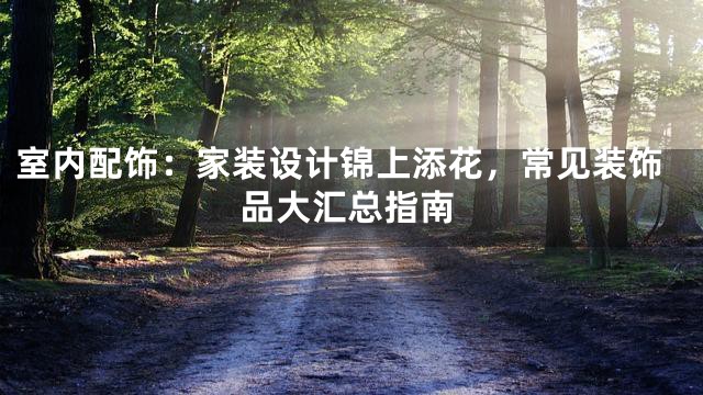 室内配饰：家装设计锦上添花，常见装饰品大汇总指南