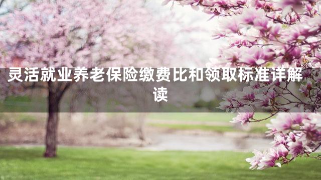 灵活就业养老保险缴费比和领取标准详解读