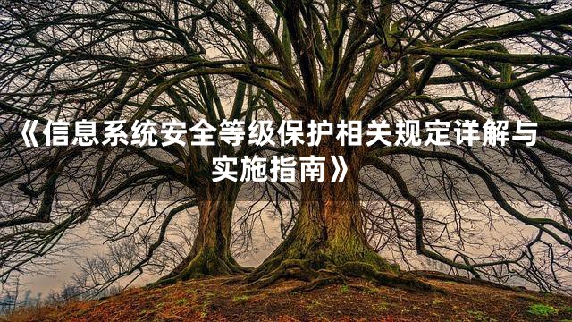 《信息系统安全等级保护相关规定详解与实施指南》