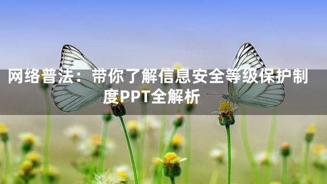 网络普法：带你了解信息安全等级保护制度PPT全解析
