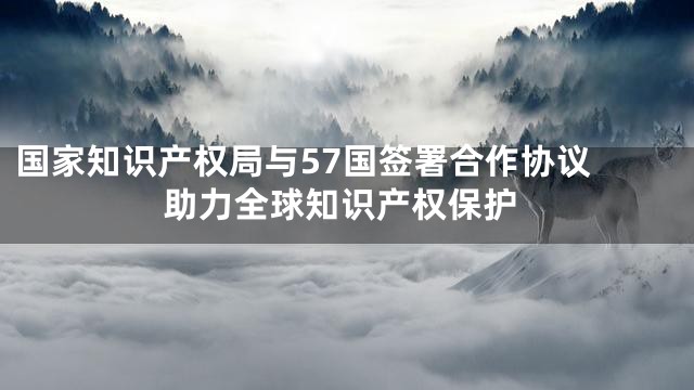国家知识产权局与57国签署合作协议 助力全球知识产权保护