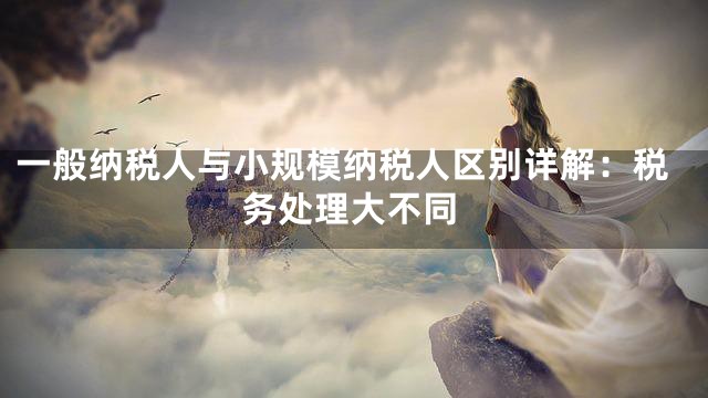 一般纳税人与小规模纳税人区别详解：税务处理大不同