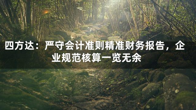四方达：严守会计准则精准财务报告，企业规范核算一览无余