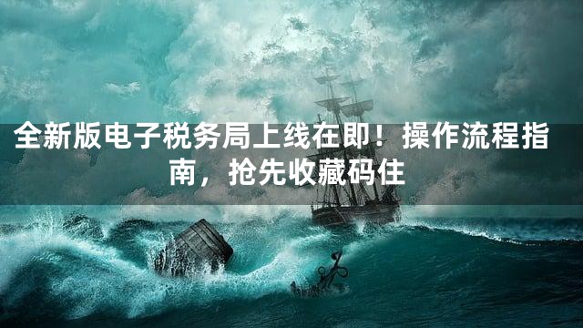 全新版电子税务局上线在即！操作流程指南，抢先收藏码住
